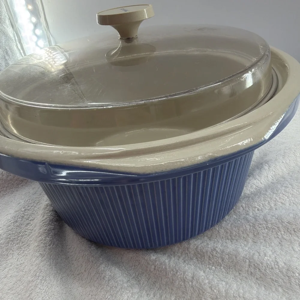 Vtg 90's 5qt Rival Crock Pot Insert & Lid 3355-180-250 Original Replacement Only